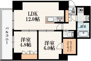 IIHA武蔵野【12階】の間取り
