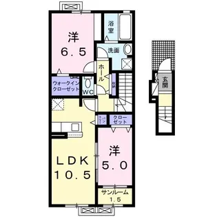 Procyon【2階】の間取り