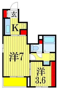 ネオ レジデンス【1階】の間取り