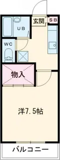 コンフォート東仙台【2階】の間取り