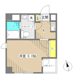 フルーレ江古田【4階】の間取り