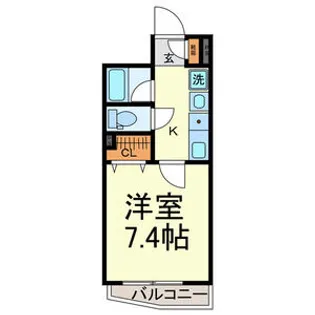 アメニティ覚王山【1階】の間取り