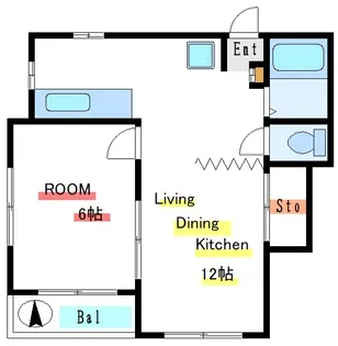ロックヒルズ【4階】の間取り