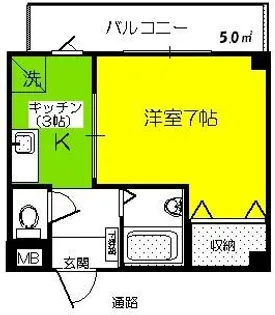 クラシーワ藤【3階】の間取り