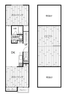 カーサ デ プラータ【2階】の間取り