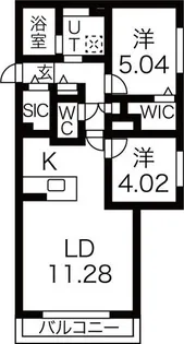 Culmination学園前【1階】の間取り