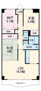 メイプル稲毛【2階】の間取り