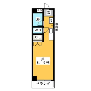 豊田メモリアルハイツ【5階】の間取り