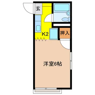 ハイツポニー【2階】の間取り