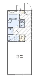 レオパレスAー1【1階】の間取り