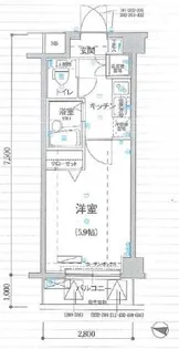 リヴシティ新宿壱番館【6階】の間取り