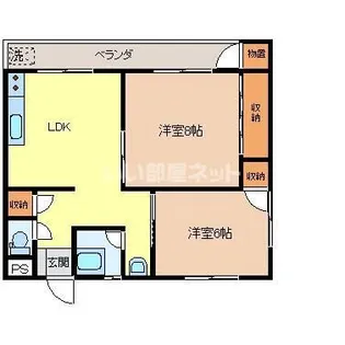 弥生マンション【3階】の間取り