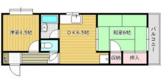 グランディール平和【1階】の間取り