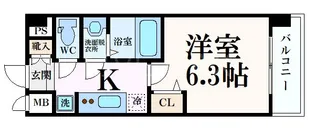 アドバンス京都フェリス【2階】の間取り