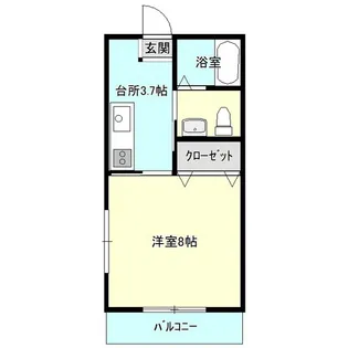 ボンヌシャンスII【2階】の間取り