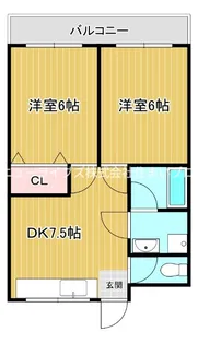 プチメゾントウダ(プチメゾン藤田)【2階】の間取り