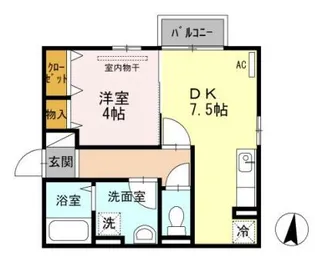 エスポワール【2階】の間取り