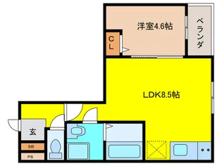 メゾンみけ【1階】の間取り