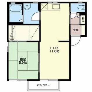 フォーレス望 A棟【1階】の間取り