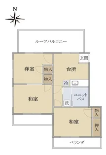 メゾン・ド・ヴァンベール【3階】の間取り