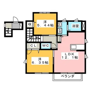 プレステージIT C【2階】の間取り