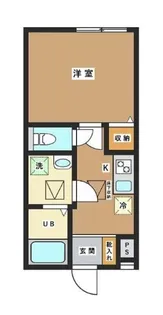 Sazanka【1階】の間取り