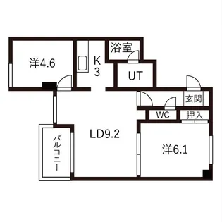 センチュリオン【7階】の間取り