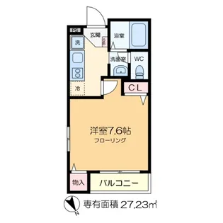 リバージュ・エスト【3階】の間取り