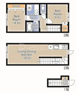 コパン扇大橋BASEの間取り