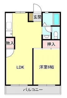 PARTY箱田【1階】の間取り