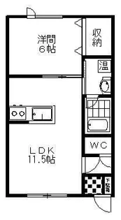 ドルフィン【1階】の間取り
