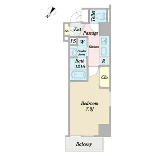 GROVE池上【9階】の間取り