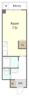K&MハイツIV【1階】の間取り