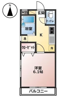 シャンタルマノア【3階】の間取り