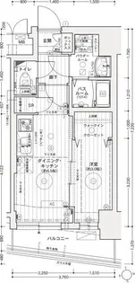 エステムコート名古屋上前津【13階】の間取り