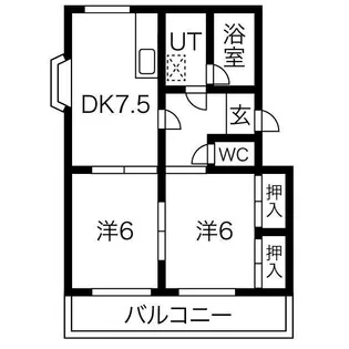 シェリール B棟【3階】の間取り