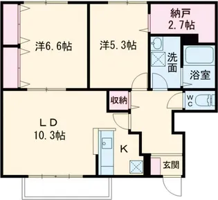 パインリーフ【1階】の間取り