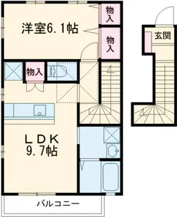 サーラ・マンジェA【2階】の間取り