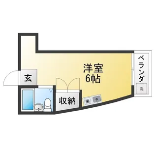エクレールバロン【4階】の間取り