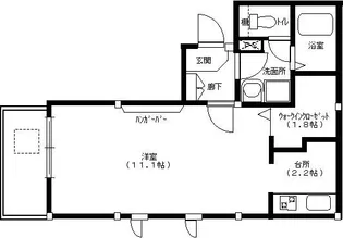 ボヌール高円寺【2階】の間取り