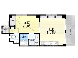 エスポアール甲南山手(旧アバントコート甲南山手)【1階】の間取り