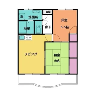 シャトレ山の手【2階】の間取り