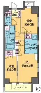 カスタリア東日本橋【3階】の間取り