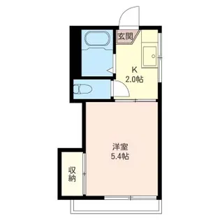 メゾンタケジ【1階】の間取り