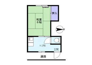 柿の木荘【3階】の間取り