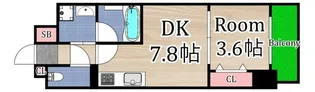 グランツ鶴見【8階】の間取り