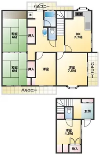 辰野マンションの間取り