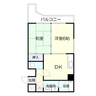 日宝エミール上之園【3階】の間取り