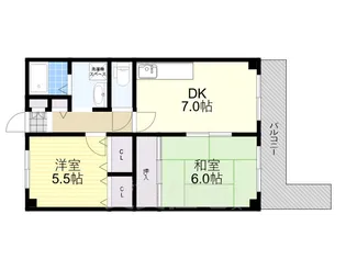 フォレスト東三国【4階】の間取り
