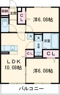 アムールパレス【2階】の間取り